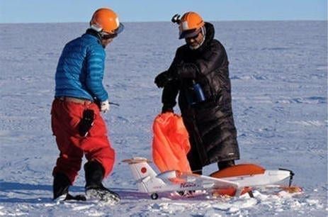 Drone voltando de suas pequisas