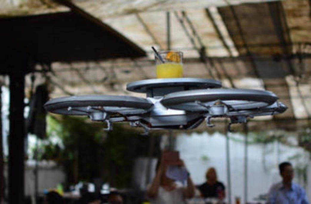 Drones estão rodando na Ásia