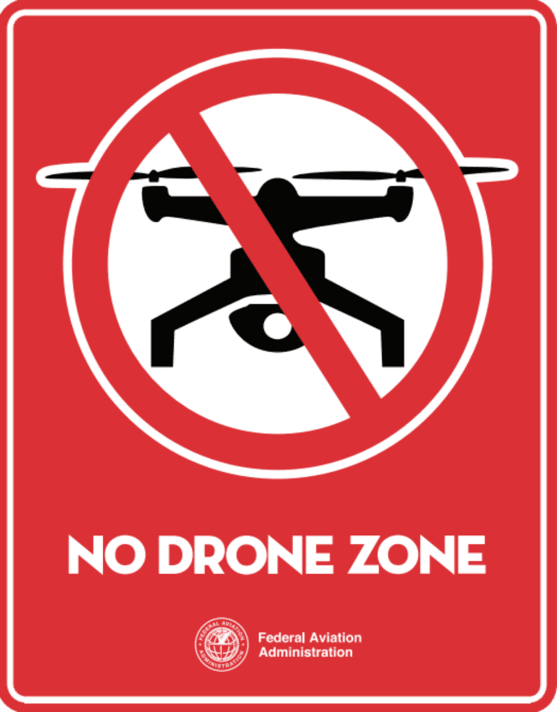 Área sem drones em Washington, DC